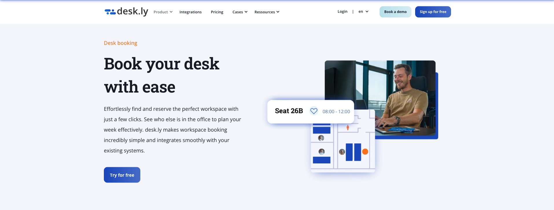 desk.ly booking software