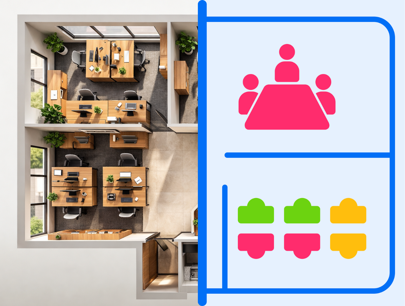 Bring your office layout to life online