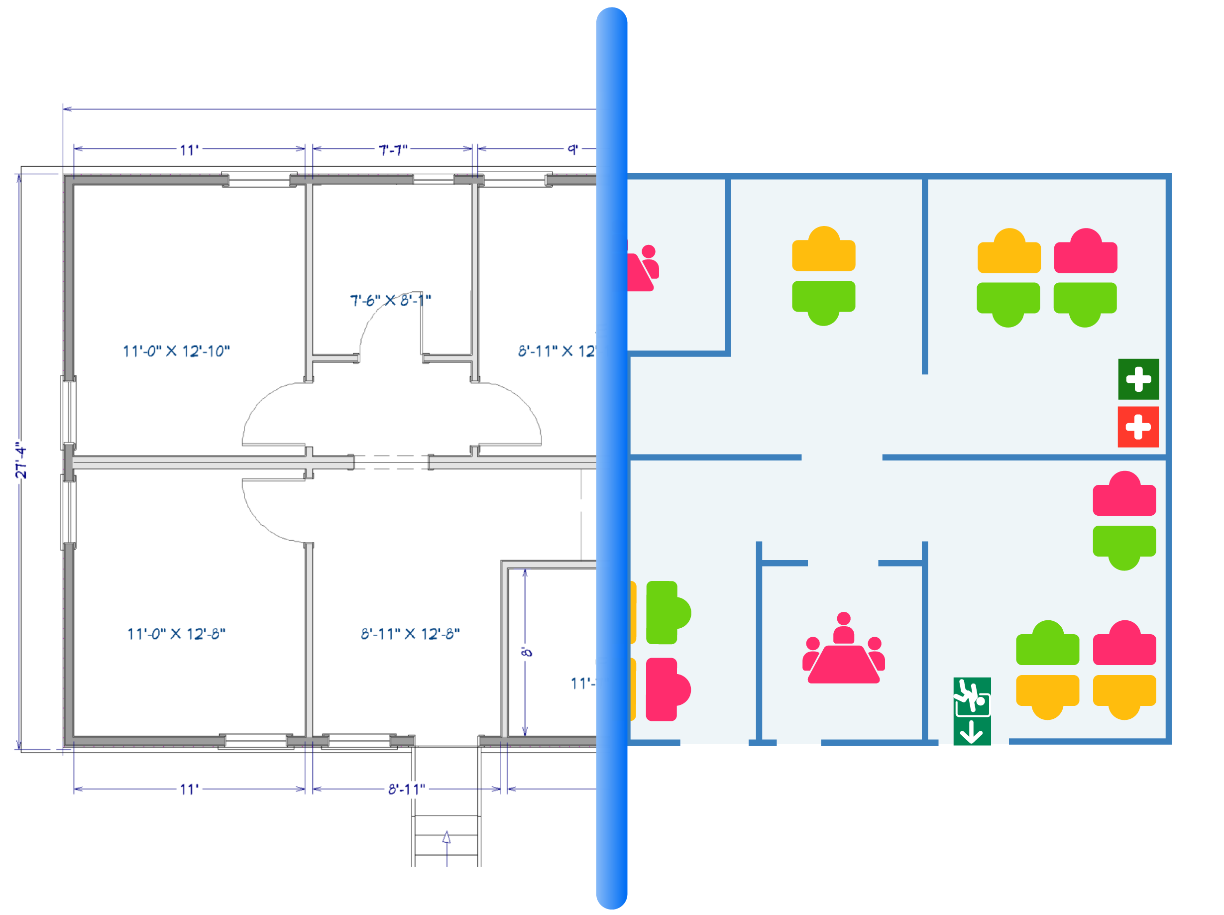 Manage Floor Plan and Resources