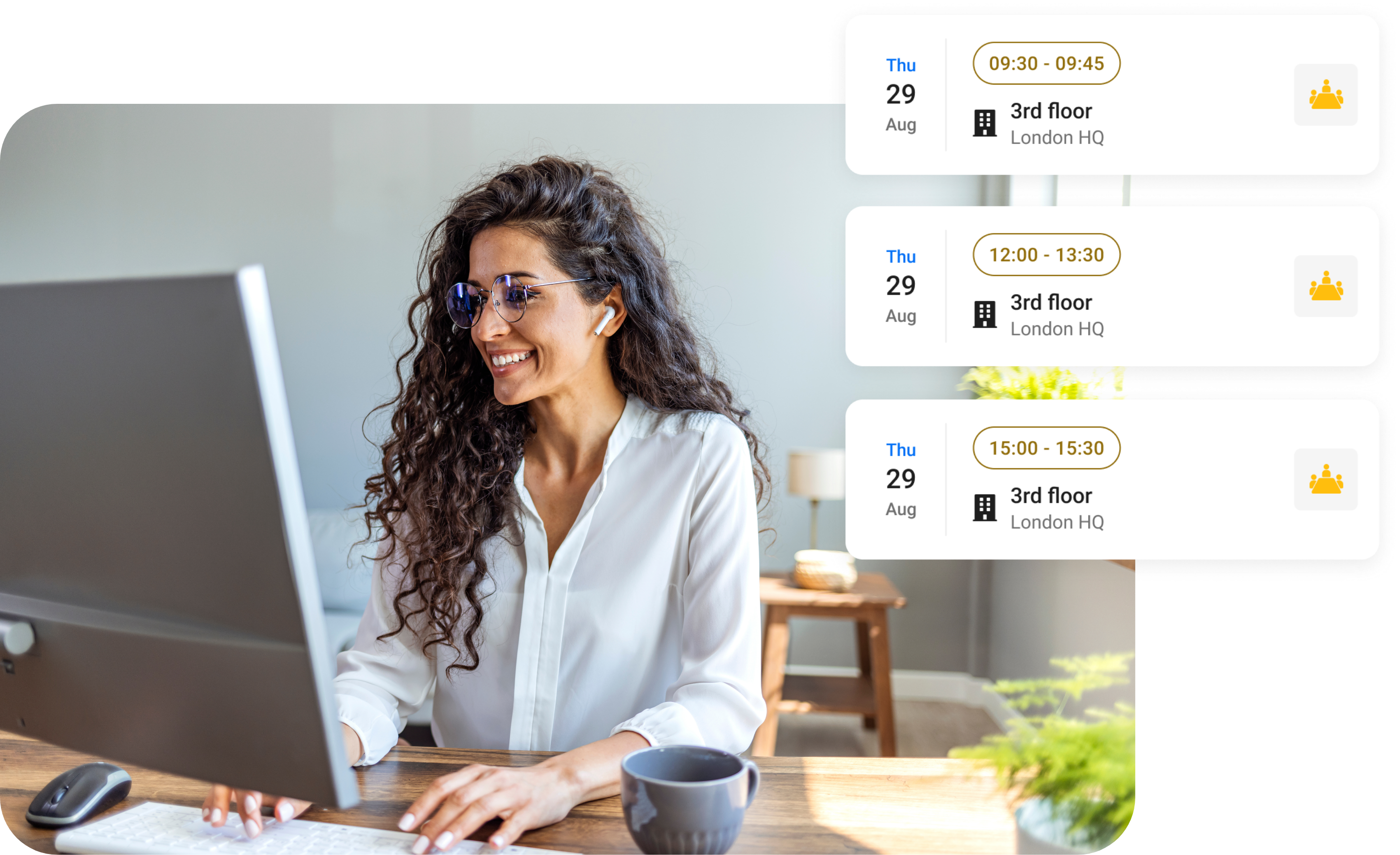 Overview of meetings. Including yours.