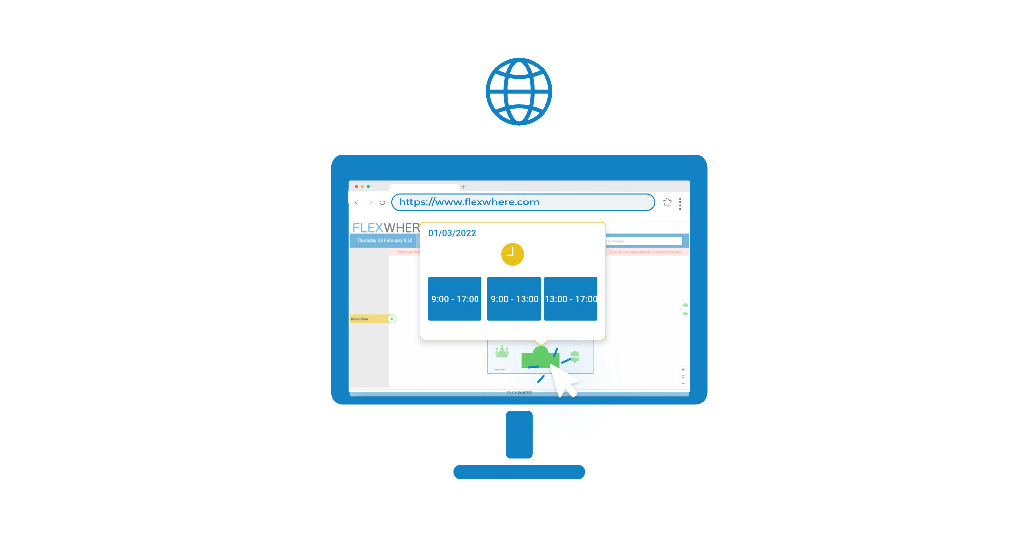 News Booking via Web with FlexWhere