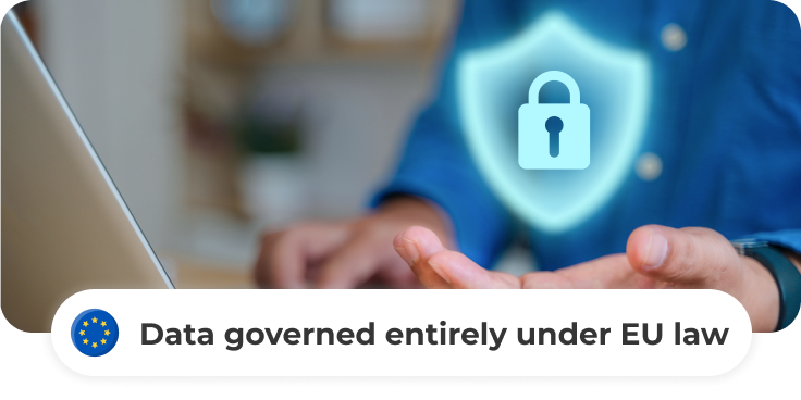 Data governed entirly under EU law